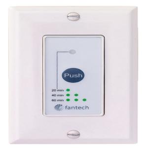 FANTECH 44794 Push Button Timer, Electronic, 20/40/60 minute | CL3ZNG