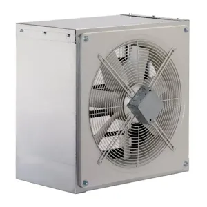 FANTECH 45425 Axial Fan With Assembled Housing and Damper, 18 Inch Fan, 4100 cfm, 120V | CL3YZT