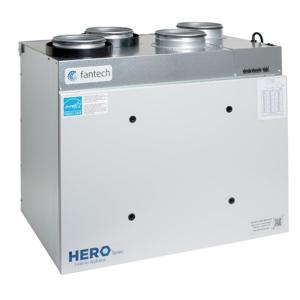 FANTECH 463253 Heat Recovery Ventilator, Top Duct Connection, 150 cfm | CL3ZGD