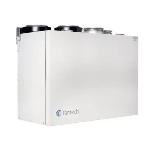 FANTECH 463264 Heat Recovery Ventilator, Top Duct Connection, 57 cfm | CL3ZPZ