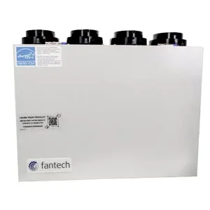 FANTECH 463265 Heat Recovery Ventilator, Top Duct Connection, 70 cfm | CL3ZQA