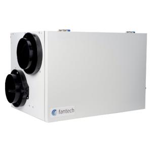 FANTECH 463274 Heat Recovery Ventilator, Recirculation Defrost, Side Duct Connection, 200 cfm | CL3ZPA