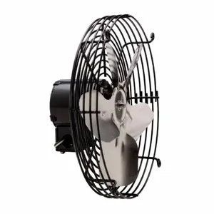 FANTECH 47090 Guard Mount Exhaust Fan, 10 Inch Dia., 595 cfm, 115V, 1 Phase | CL3YKY