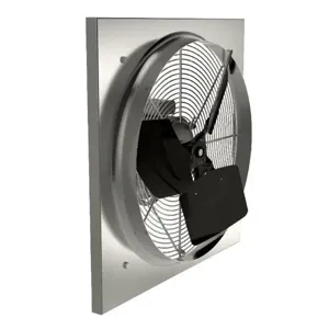 FANTECH 47116 Wall Exhaust Fan, Medium Duty, Direct Drive, 2502 cfm, 18 Inch Dia., 120V | CL3YLN