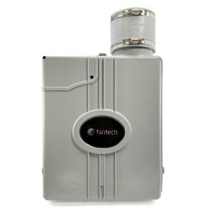 FANTECH 89054 Inline Radon Fan, Plastic Housing, 4.5 Inch Pipe, Slimline | CL3ZMK