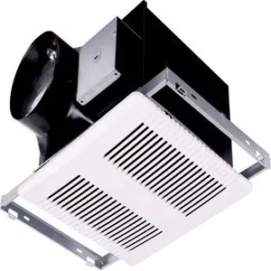 FANTECH 98598 Bath Fan, Surface Mount, 1 Grille, 150 cfm, 6 Inch Duct | CL3ZLP