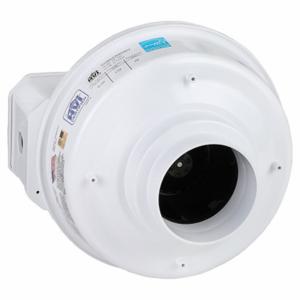 FANTECH FR100 Centrifugal Inline Fan, Plastic Housing, 4 Inch Duct, 19W, 120V | AE3BZH 5C516