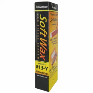 FAST CAP WAX13S-Y-10PK Soft Wax Filler System, 1 Oz Container Size, Stick, Yellow | CP4XPZ 3WDV3