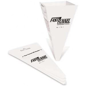 FAST FUNNEL FF05-0120 Disposable Funnel, Inlet Size 4.8 x 2.5, PK500 | AX3DNQ