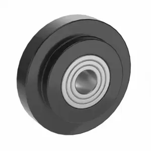 FATH INC 093020 Roller Wheel, 17.6 mm X 39 mm, Black, Unfinished | CP4XWR 55MU30