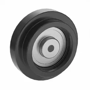 FATH INC 093026 Roller Wheel, 30 mm X 58 mm, Black, Unfinished | CP4XWT 55MU31