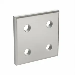 FATH INC 093VA4040 Joining Plate, Square Flat Plate, 38 mm x 38 mm x 4 mm, 8 9/64 mm Slot Width | CP4XVG 55MT40