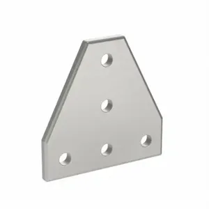 FATH INC 093VT6060 Joining Plate, Tee Flat Plate, 58 mm x 58 mm x 4 mm, 5 17/64 mm Slot Width | CP4XVP 55MT49