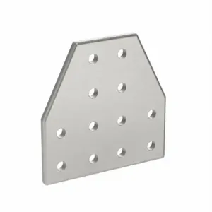 FATH INC 093VT8080D Joining Plate, Tee Flat Plate, 78 mm x 78 mm x 4 mm, 5 17/64 mm Slot Width | CR3AMJ 55MT50