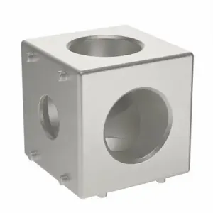 FATH INC 093WW406N08 Squared Corner Connector, 40 mm X 40.1 mm X 40 mm | CP4XTD 55MU16