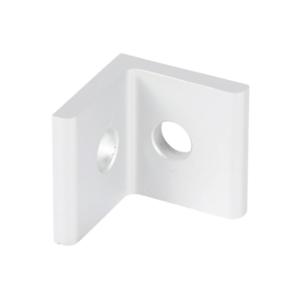 FATH 151058 Inside Corner Bracket, Silver, 90-Deg., 2 Holes, Anodized Aluminum, Slot Size 6 | CV7DNY