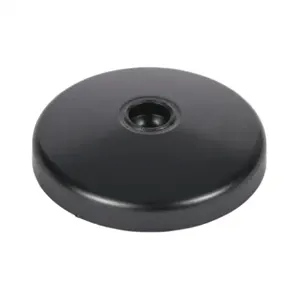 FATH 151072 Swivel Base With Anti-Slip Plate, Black, 80mm, Die-Cast Zinc, Ball Joint Size 15 | CV7VBV