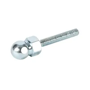 FATH 151074 Swivel Foot Threaded Rod, Silver, 1/4-20 Unc x 1-1/2 Inch Size, Zinc Plated Steel | CV7YDC