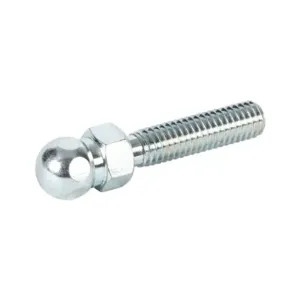 FATH 151075 Swivel Foot Threaded Rod, Silver, 3/8-16 Unc x 1-1/2 Inch Size, Zinc Plated Steel | CV7YDD