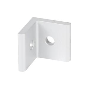 FATH 151195 Inside Corner Bracket, Silver, 90-Deg., 2 Holes, Anodized Aluminum, Slot Size 8 | CV7DPL