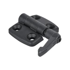 FATH 151206 Non-Detachable Combination Hinge With Locking Lever, Black, Fiberglass Reinforced Plastic | CV7QDB