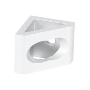 FATH 151226 Inside Corner Bracket, Silver, 90-Deg., 2 Holes, Anodized Aluminum | CV7DPV