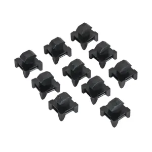 FATH 151278 Cross Cable Binding Block, Black, Nylon, Slot Size 10, Pack Of 10 | CV7DCH