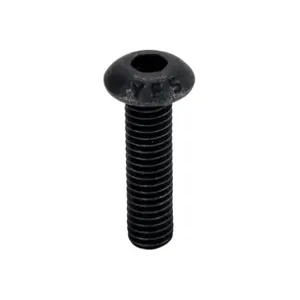 FATH 161048 Socket Cap Screw, Black, 10-32 Unf x 3/4 Inch Size, Zinc Plated Steel, Pack Of 10 | CV7YEM