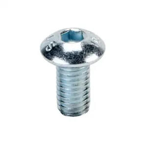 FATH 161057 Socket Cap Screw, Silver, M5-0.8 x 10mm, Zinc Plated Steel, 6/8/10 Slot Size, Pack Of 10 | CV7YEV