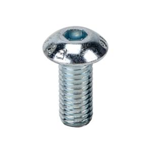 FATH 161058 Socket Cap Screw, Silver, M5-0.8 x 12mm, Zinc Plated Steel, 6/8/10 Slot Size, Pack Of 10 | CV7YEW