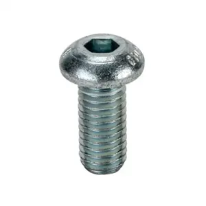 FATH 161068 Socket Cap Screw, Silver, M8-1.25 x 18mm, Zinc Plated Steel, Slot Size 8/10, Pack Of 10 | CV7YFE