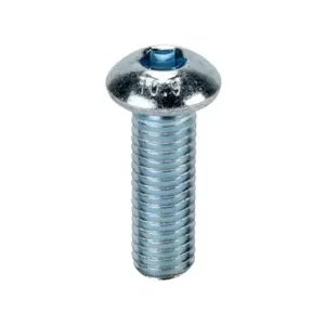 FATH 161069 Socket Cap Screw, Silver, M8-1.25 x 25mm, Zinc Plated Steel, Slot Size 8/10, Pack Of 10 | CV7YFF