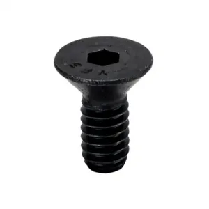 FATH 161075 Flat Head Socket Cap Screw, Black, 1/4-20 Unc x 5/8 Inch Sizel, Pack Of 10 | CV7YFL