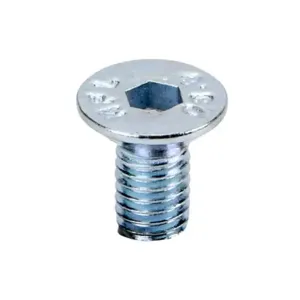 FATH 161078 Flat Head Socket Cap Screw, Silver, M6-1.0 x 12mm, Zinc Plated Steel, Pack Of 10 | CV7YFP