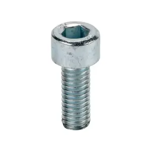 FATH 161095 Socket Head Cap Screw, Silver, M6-1.0 x 16mm, Zinc Plated Steel, Pack Of 10 | CV7YGF