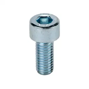 FATH 161101 Socket Head Cap Screw, Silver, M8-1.25 x 18mm, Zinc Plated Steel, Pack Of 10 | CV7YGM