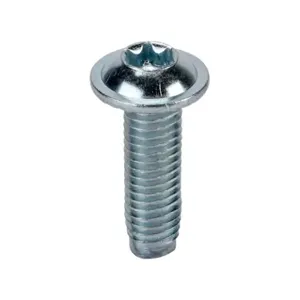 FATH 161108 Torx Flange Head Self-Tapping Screw, Silver, 8 x 25mm, Zinc Plated Steel, Pack Of 10 | CV7YGU