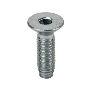 FATH 161109 Flat Head Socket Self-Tapping Screw, Silver, 8 x 25mm, Zinc Plated Steel, Pack Of 10 | CV7YGV