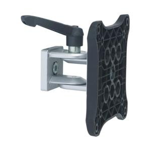 FATH 162898 Monitor Holder, Black/Silver, 118 x 118mm, Nylon/Die-Cast Zinc, Slot Size 10 | CV7QDT