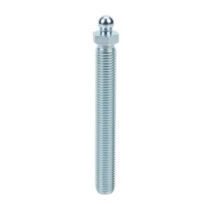 FATH 162939 Swivel Foot Threaded Rod, Silver, M20-2.5 x 150mm, Zinc Plated Steel, Ball Joint Size 15 | CV7YDJ