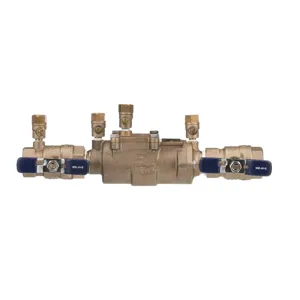 FEBCO LF850-QT 1 Double Check Valve Backflow Preventer Assembly, Shutoff Valve, 1 Inch Size | CC9RCY 0683040