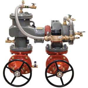 FEBCO LF876VDCDA-DOSY-GPM 4 Backflow Preventer Assembly, Shutoff Valve, 4 Inch Size, Ductile Iron | BR8LAU 0124478