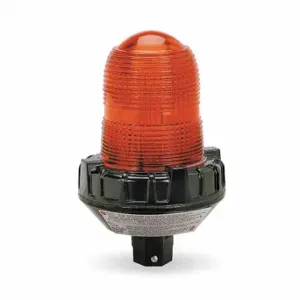 FEDERAL SIGNAL 151XST-120A Hazardous Location Warning Light, Amber, Strobe Tube, 120 VAC, 165 Candela, Dome, 80 | CP4YAR 1N755