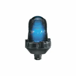 FEDERAL SIGNAL 154XST-012-024A Hazardous Location Warning Light, Amber, Strobe Tube, 24 VDC, 520000 Candela, 80 | CP4YAT 447D33