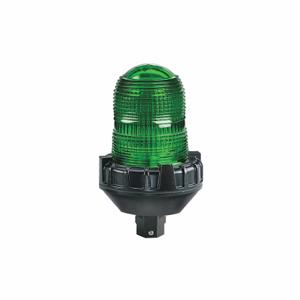 FEDERAL SIGNAL 154XST-012-024G Hazardous Location Warning Light, Green, Strobe Tube, 24 VDC, 520000 Candela, 80 | CP4YAZ 447D35