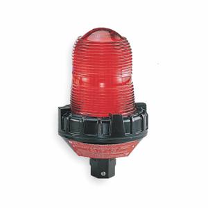FEDERAL SIGNAL 154XST-012-024R Hazardous Location Strobe, Red Supervised Warning Light, Black, 3/4 Inch Pipe, 0.6, 24 | CP4YPE 2GUA2