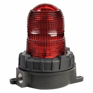 FEDERAL SIGNAL 191XL-S120240R Warnleuchte, rot, LED, 120/240 VAC, 60000 Std. Lampe mit lebenslanger Kuppel, 9 1/4 Fuß Höhe | CP4YBZ 48Z706