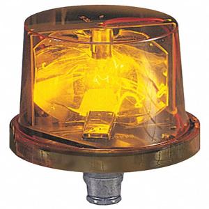 FEDERAL SIGNAL 225-120A Warning Light, Incandescent, 120VAC, 90 Flashes Per Minute, 7 1/4 Inch Height | CH6JDG 3TCU8