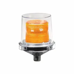 FEDERAL SIGNAL 225XL-024A Hazardous Location Warning Light, Amber, LED, 24 VAC/DC, 209 Candela, Fresnel | CP4YAQ 1TAF7