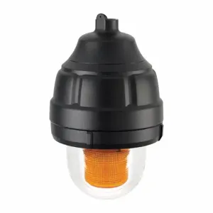 FEDERAL SIGNAL 27XL-120-240A-MOD Warning Light, Amber, LED, 120VAC, 60000 hr Lamp Life, Fresnel, 14 9/16 Inch Heightt | CP4YBT 23TP36